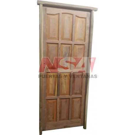 Puerta de algarrobo Mod. 005 de 0,85 x 2,05