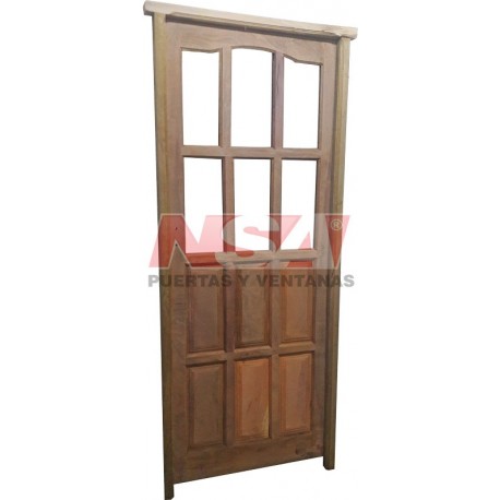 Puerta de algarrobo de 0,85 x 2,05 Mod. 021