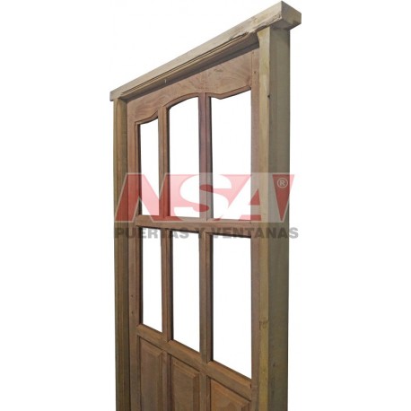 Puerta de algarrobo de 0,85 x 2,05 Mod. 021