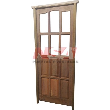 Puerta de algarrobo de 0,85 x 2,05 Mod. 021