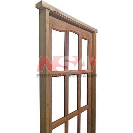 Puerta de algarrobo de 0,85 x 2,05 Mod. 026.