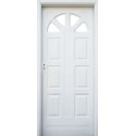 Puerta de chapa inyectada Mod. 246 Sol de 0,80 x 2,00 color blanca
