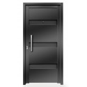 PUERTA DE ACERO INYECTADO NEGRA ROMANA DER PUERTA DE ACERO INYECTADO NEGRA ROMANA DER