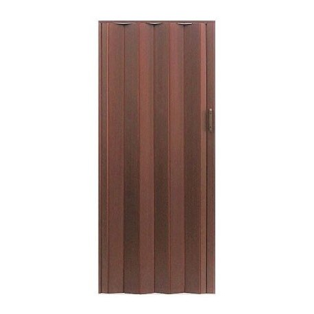 Puerta plegadiza de PVC de 0,74 x 2,04 color cedro