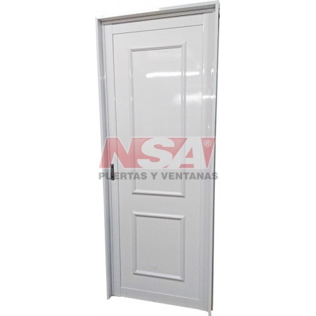 Puerta de aluminio eco rev. Mod. 504