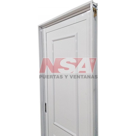 Puerta de aluminio eco rev. Mod. 504