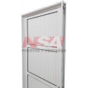 Puerta de aluminio acanalada ciega de 0,80 x 2,00