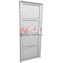 Puerta de aluminio acanalada ciega de 0,80 x 2,00