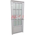 PUERTA DE ALUMINIO 3/4 VIDRIO 070X200 IZQ