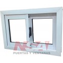 VENTANA CORREDIZA VIDRIO ENTERO LINEA HERRERO 060X040