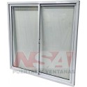 VENTANA CORREDIZA VIDRIO ENTERO LINEA HERRERO 150X150