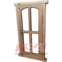 VENTANA DE ALGARROBO DE ABRIR SIN CELOSIAS 050X100