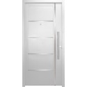 PUERTA DE ACERO INYECTADO BLANCA TRAPANI 080X200 IZQ BLANCA