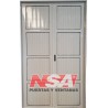 PUERTA DOBLE DE ALUMINIO CIEGA 120X200