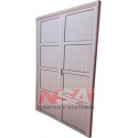 PUERTA DOBLE DE ALUMINIO CIEGA 150X200