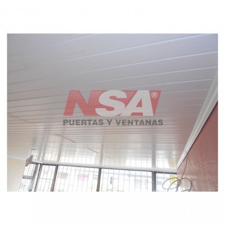 PLACAS DE PVC 200MM X 6MM X 6MTS COLOR BLANCO