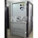 (D) PUERTA CHAPA GOLD MOD208 C/REJ VENTIL. 080X200 DER - BLANCA