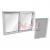 Ventana de aluminio 1,50 x 1,00 + hoja mosquitera