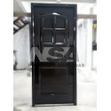 PUERTA CHAPA DOBLE FRANCESA NEGRA IZQ