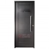 Puerta Premium chapa inyectada de 0,80 x 2,00 color negro con barral