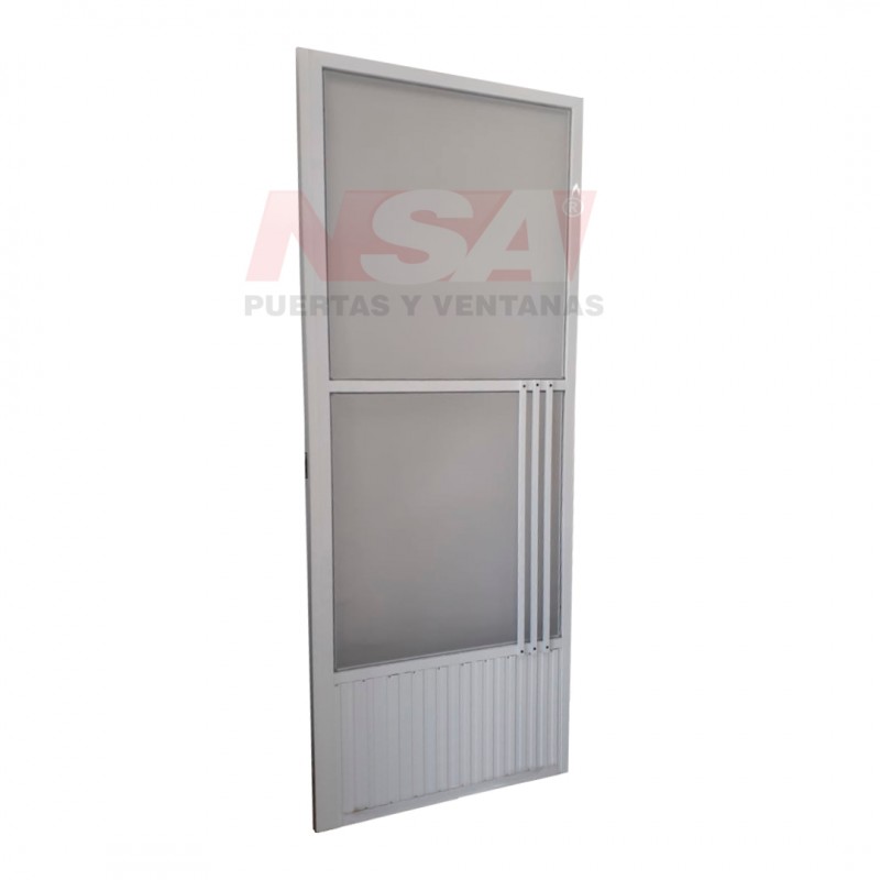 Puerta mosquitera de aluminio de 0,80 x 2,00