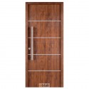 Puerta de madera Linea Eterna de Oblak Modelo color Cedro