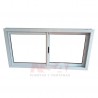 Ventana de aluminio tipo cocina de 1,20 x 0,60 con dos hojas corrediza