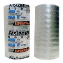 Rollo aislante de polietileno con 1 cara de aluminio de 10mm espesor