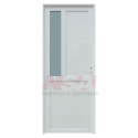 Puerta de aluminio tablero tubular de 0,80 x 200 Mod. 312