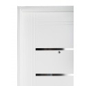 Puerta Premium de chapa inyectada c/barral curvo de 0,85 x 2,05