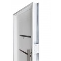 Puerta Premium de chapa inyectada c/barral curvo de 0,85 x 2,05