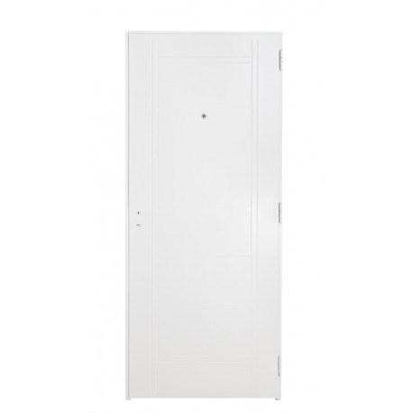 Puerta Premium de chapa inyectada c/barral curvo de 0,85 x 2,05