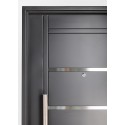 Puerta Premium de chapa inyectada de 0,85 x 2,05 con barral