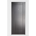 Puerta de chapa inyectada sin manijón 0,85 x 2,05 color negra