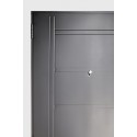 Puerta de chapa inyectada sin manijón 0,85 x 2,05 color negra