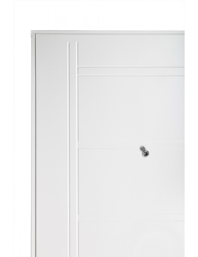 Puerta de chapa inyectada sin manijón 0,85 x 2,05 color blanca