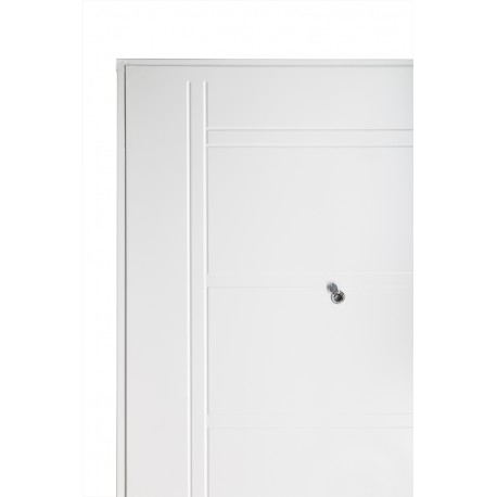 Puerta de chapa inyectada sin manijón 0,85 x 2,05 color blanca