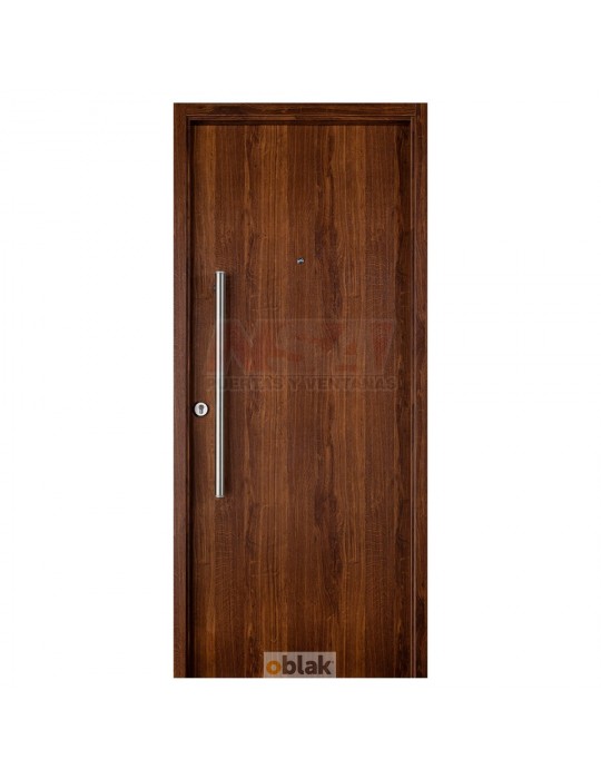 Puerta de exterior Linea Innova de Oblak Mod. 1900 color Nocce