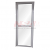 Puerta de aluminio Mod. 216 c/travesaño - 0,80 x 2,00