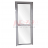 Puerta de aluminio Mod. 216 c/travesaño - 0,80 x 2,00