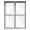 Puerta doble de aluminio Mod. 216 - 1,50 x 2,00