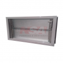 Aireador de aluminio con reja y mosquitero de 0,60 x 0,26. Aireador de aluminio con reja y mosquitero de 0,60 x 0,26.