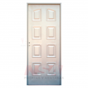 Puerta de chapa simple Mod. 330 de 0,80 x 2,00 ciega color blanca Puerta de chapa simple Mod. 330 de 0,80 x 2,00 ciega color blanca