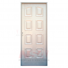 Puerta de chapa simple Mod. 330 de 0,80 x 2,00 ciega color blanca