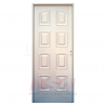 Puerta de chapa simple Mod. 330 de 0,80 x 2,00 ciega color blanca