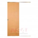 Puerta placa corrediza mdf con guía exterior sin cerradura