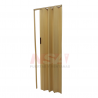 Puerta plegadiza de PVC de 0,74 x 2,04 - 8mm de espesor - color pino