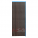 Puerta placa de melamina con marco de aluminio color Roble Dakar