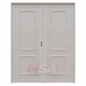 Puerta doble de aluminio revestido liso Mod. 504 - 1,50 x 2,00 Puerta doble de aluminio revestido liso Mod. 504 - 1,50 x 2,00