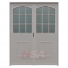 Puerta doble de aluminio revestido liso Mod. 501 - 1,50 x 2,00